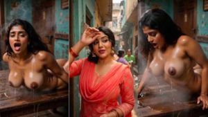 Cameraman fucks a hot desi whore in a brothel