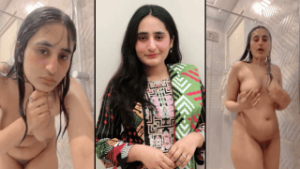 Chubby Cute Desi Girl Records Bath for Boyfriend – Wet Nude Show