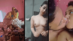 Cute Girl’s Nude Boob Cuddle Passionate Love